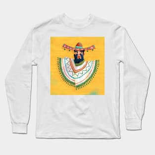 Mexican Sombrero Long Sleeve T-Shirt